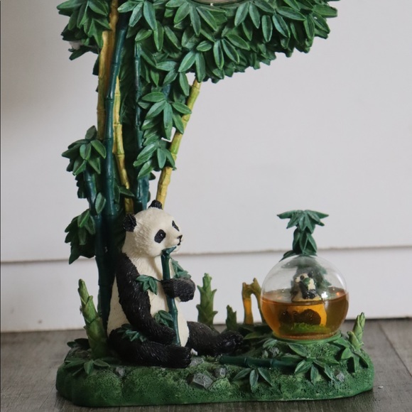 RARE Vintage CADONA giant panda bear Quartz clock - Picture 11 of 14